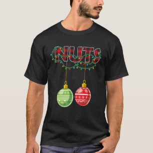 Camiseta Loucos de peito Casal de Natal Correspondente
