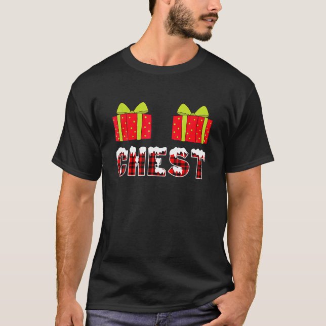 Camiseta Loucos De Peito Correspondendo Castanhas Engraçada (Frente)