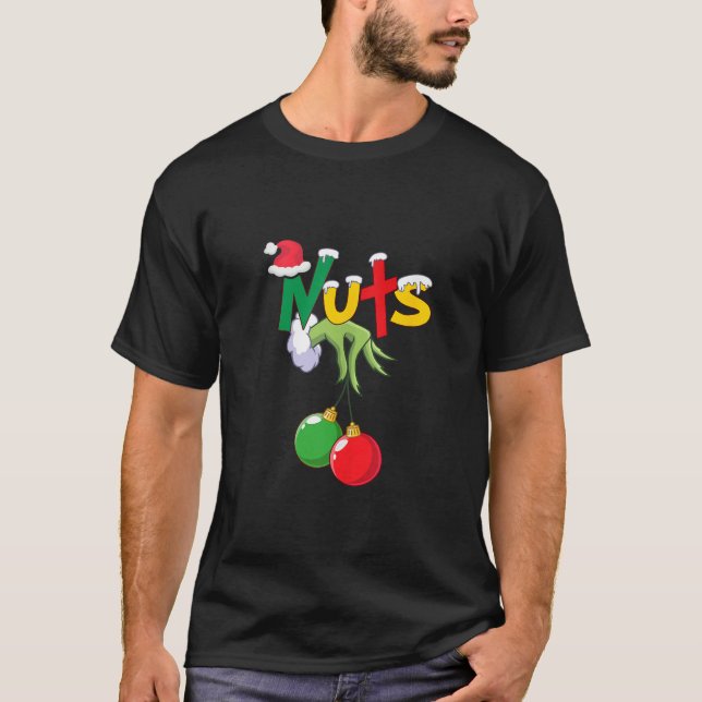 Camiseta Loucos De Peito Correspondendo Castanhas Engraçada (Frente)