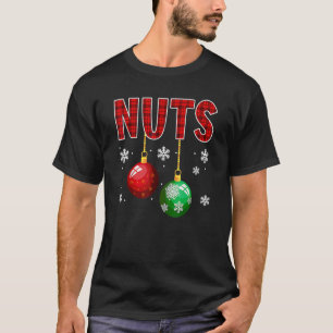Camiseta Loucos De Peito Correspondentes À Xadrez De Natal