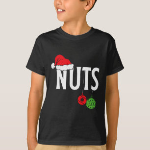 Camiseta Loucos de peito Engraçado Casal de castanhas de Na