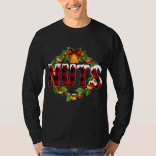 Camiseta Loucos de peito Feliz Correspondência de castanhas