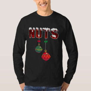 Camiseta Loucos de peito Feliz Correspondência de castanhas