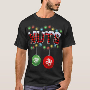 Camiseta Loucos de tórax Luzes de Natal Correspondentes ao 