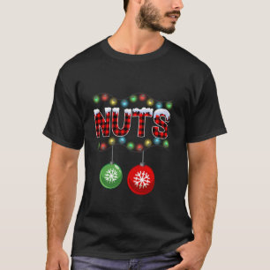 Camiseta Loucos de tórax Luzes de Natal Correspondentes ao 