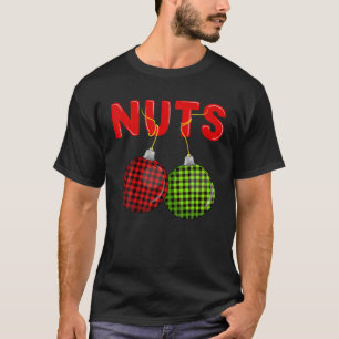 Camiseta Loucos de tórax Natal T Casal de Correspondência