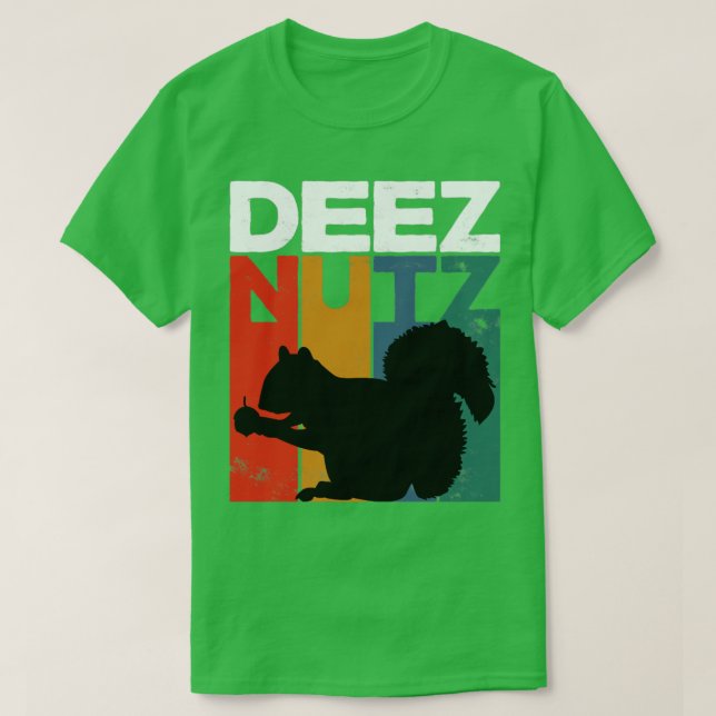 Camiseta Loucos Dees Nutz Nutcracker Squirrel Dees Chipunk (Frente do Design)