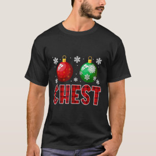 Camiseta Loucos do peito Diversão Correspondência de castan