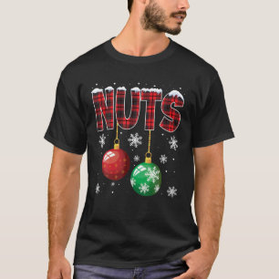 Camiseta Loucos do tórax Natal T Casal Correspondente