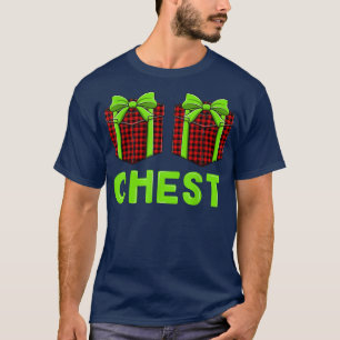 Camiseta Loucos do tórax xadrezes Castanhas Correspondentes