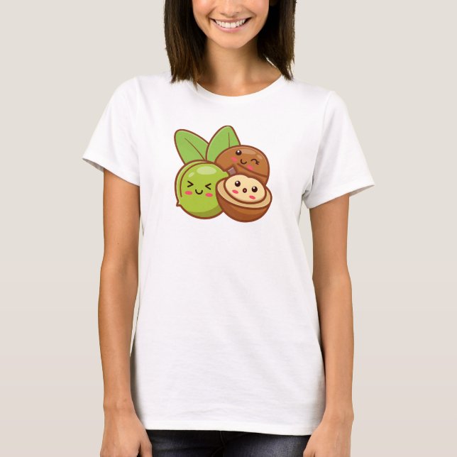 Camiseta Loucos Macadamia Cute (Frente)