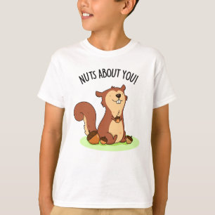Camiseta Loucos Sobre Seu Corpo De Esquilo Bonito