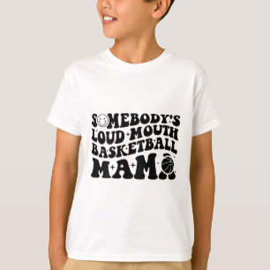 Camiseta Loud Mouth Sketll Mama Retro Wavy Groov