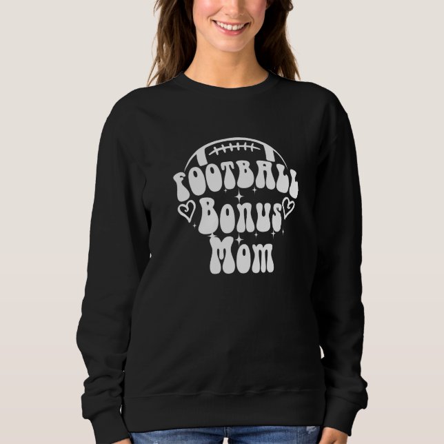 Camiseta Loud & Proud Football Bonus Mom Game Day Vibes Sen (Frente)