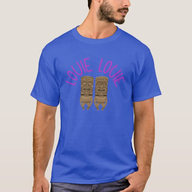 Camiseta Louie Louie "Sittin' in the Lap of Luxury" Pop dos (Frente)