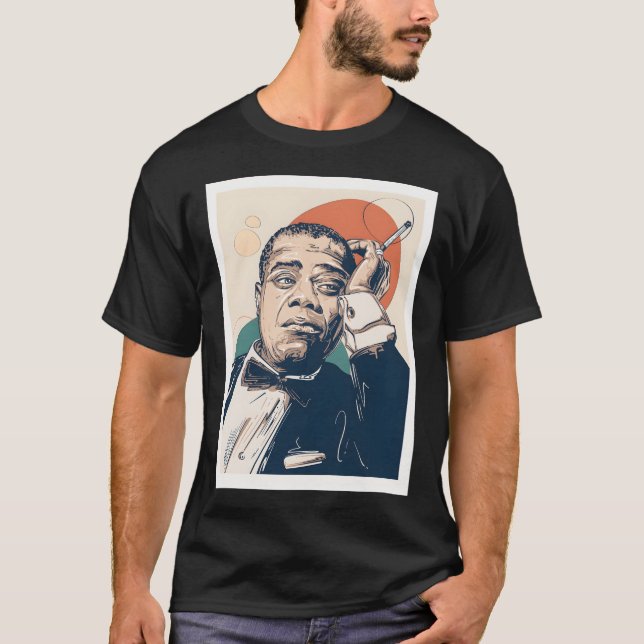 Camiseta Louis Armstrong (Frente)