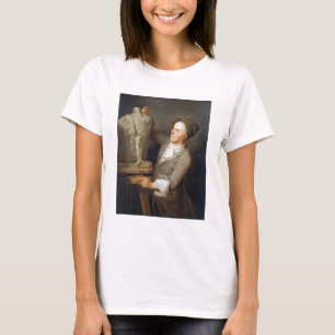 Camiseta Louis-Francois Roubiliac (1695-1762) que modela