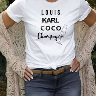 Camiseta Louis Karl Coco Champagne Statement