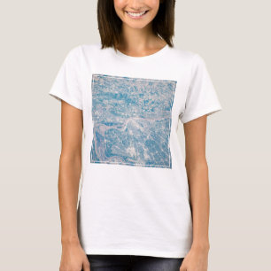Camiseta Louis, Missouri Ao Longo Do Rio Mississippi.