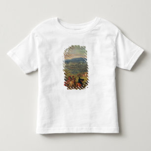 Camiseta Louis XIV na montagem próxima Cassel da batalha