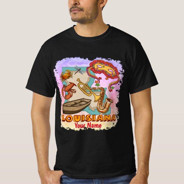 Camiseta Louisiana (Frente)