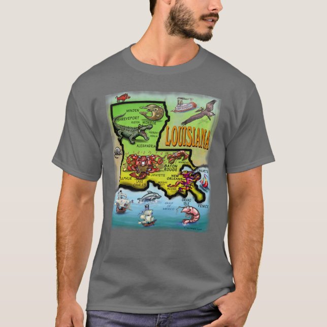 Camiseta Louisiana (Frente)