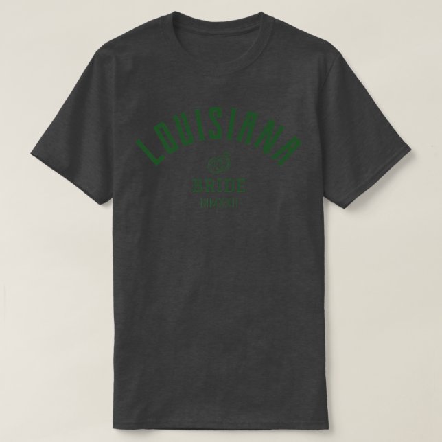 Camiseta Louisiana Bride  Bachelorette  For the Bride  Wedd (Frente do Design)