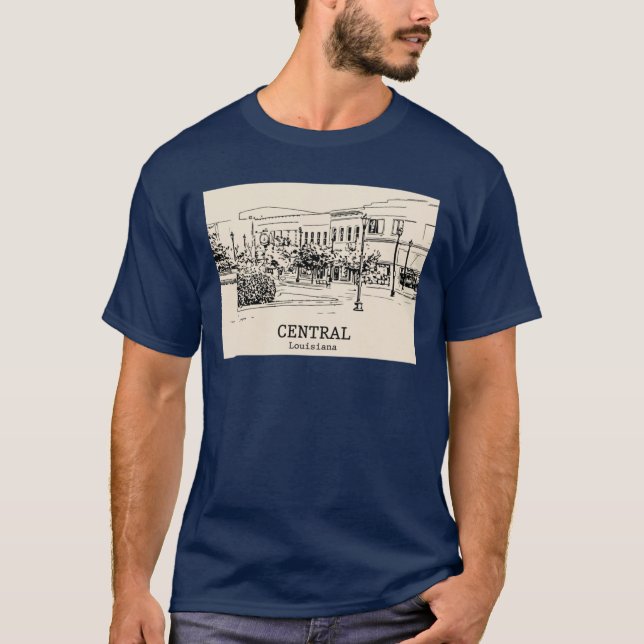 Camiseta Louisiana Central (Frente)
