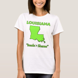 Camiseta Louisiana - Contas > Vergonha
