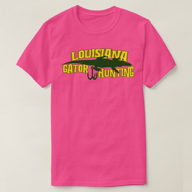 CAMISETA LOUISIANA GATOR HUNTING (Frente do Design)