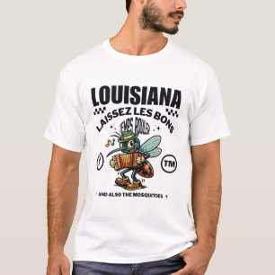 Camiseta Louisiana: música e mosquitos