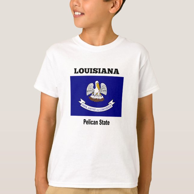 Camiseta Louisiana, Pelican State (Frente)