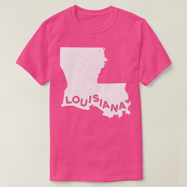 Camiseta Louisiana Roots State Map Home Love Pride Gift (Frente do Design)