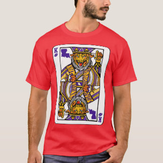 Camiseta Louisiana Tiger King Jogando Cartaz Fantástico Kin