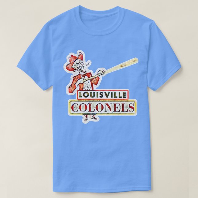 Camiseta Louisville Colonels Baseball TSirt (Frente do Design)