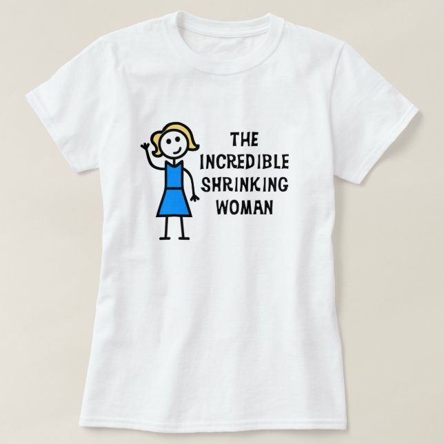 Camiseta Loura Incrível Para Menor Mulher (Frente do Design)