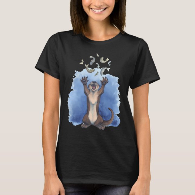 Camiseta Louvado Seja o Peixe! (Frente)