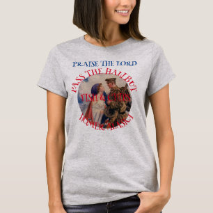 Camiseta Louvado seja o Senhor a Passar o Sobremesa Peixe e