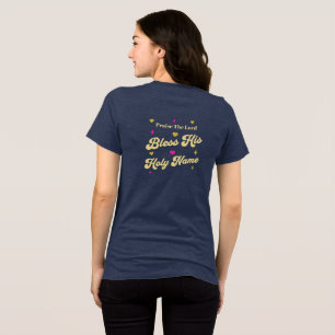 Camiseta Louvado Senhor Abençoe Seu Nome Christian