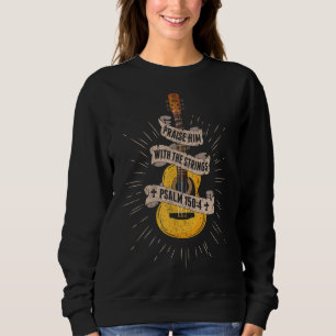 Camiseta Louve-O Com As Cordas Da Violão Acústica De Jesus