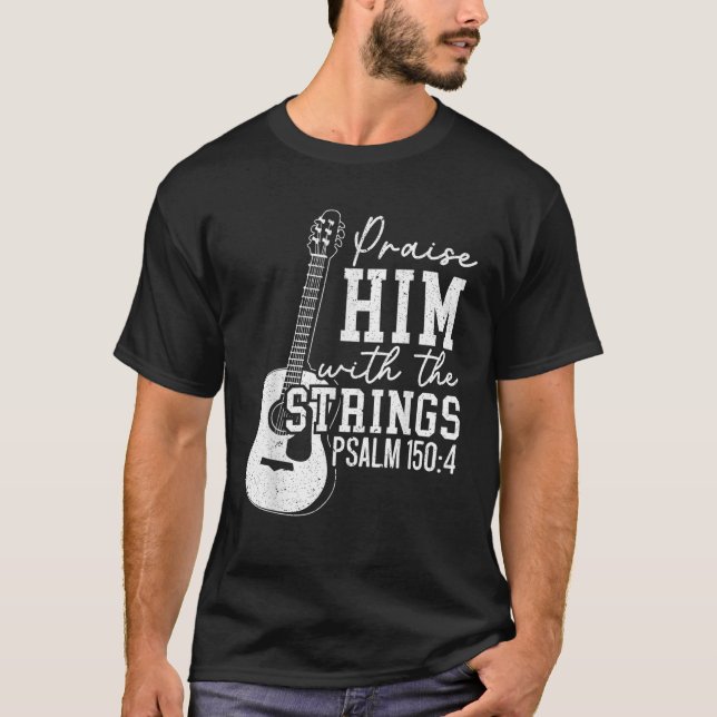 Camiseta Louve-O Com As Cordas Que O Músico Guitars Enstr. (Frente)