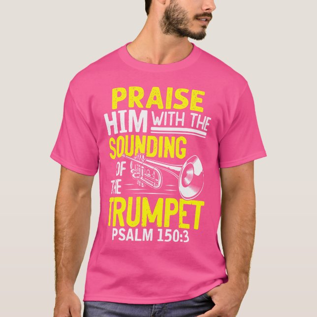 Camiseta Louve-O Com O Som Do Salmo De Trompete (Frente)