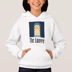 Camiseta Louvre Paris França abstrato viagem de arte floral
