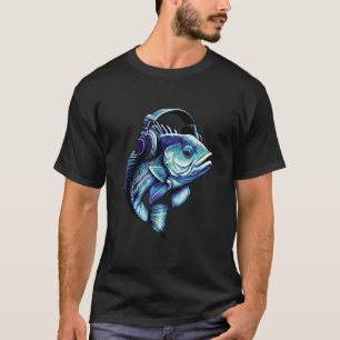 Camiseta Lov Animal Negro Realista de Bass Realista Colorid