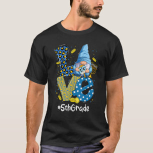 Camiseta Love 5 Grade Leopard Gnome Happy Chanukah Hanukk
