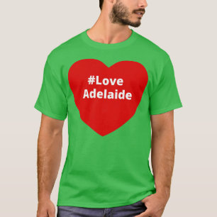 Camiseta Love Adelaide Hashtag Heart