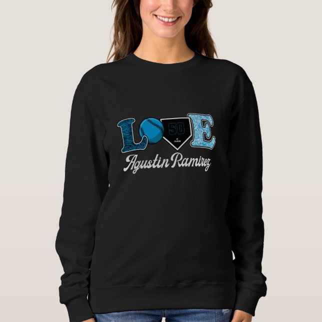 Camiseta Love Agustin Ramirez Miami Baseball MLBPA (Frente)