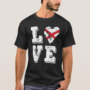 Camiseta Love Alabama State Flag 1