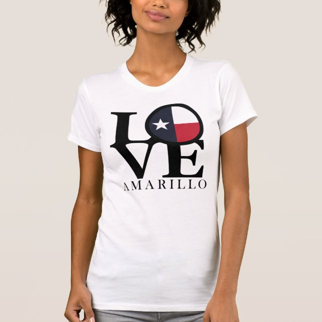Camiseta LOVE Amarillo Texas (Frente)