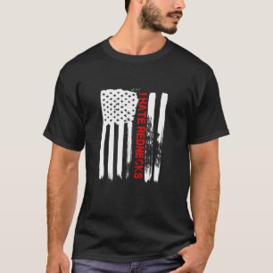 Camiseta Love America I Odeia Rednecks Engraçados USA Flag 